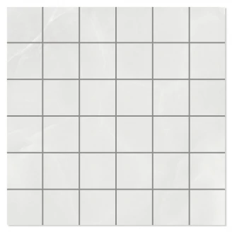 Mosaik Klinker Selene Ljusgrå Polerad Rak 30x30 (5x5) cm
